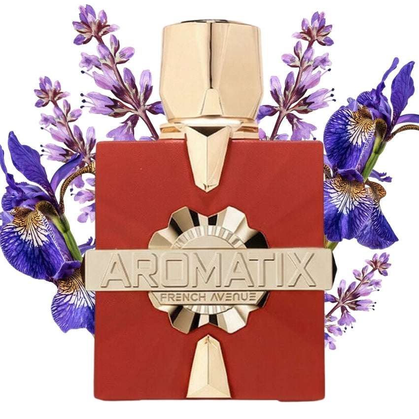 Dettaglio packaging Aromatix Carnal Desire profumo orientale con note di lampone e oud