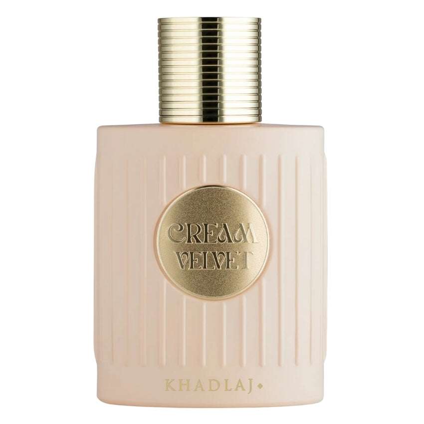 Bottiglia Cream Velvet profumo cremoso floreale vaniglia e muschio Amira Essence
