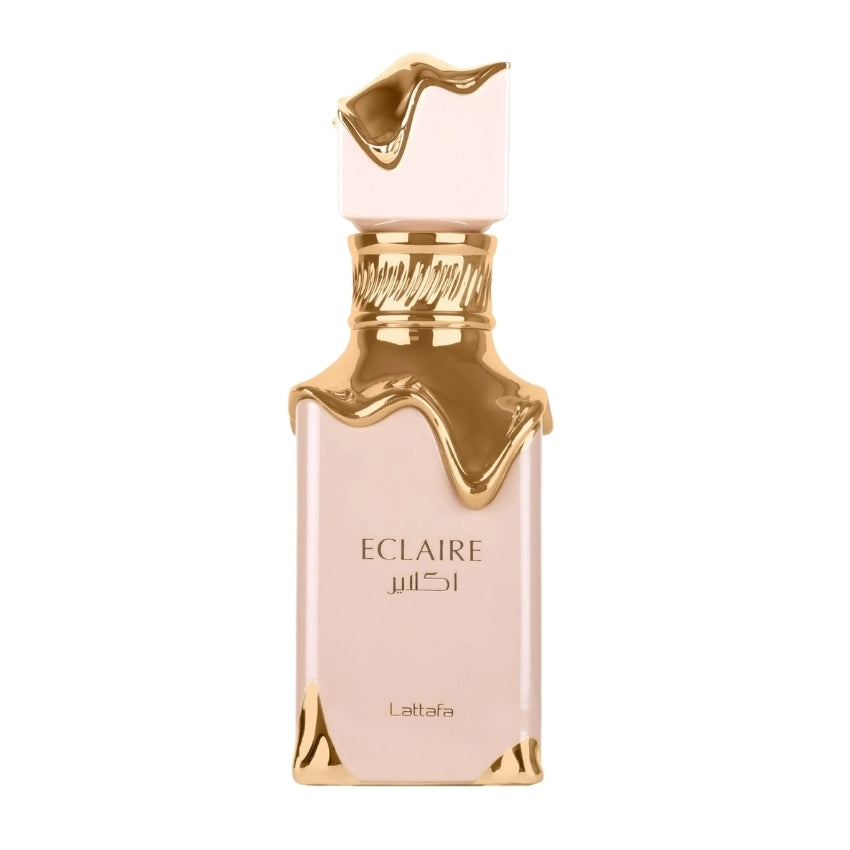 Bottiglia Eclaire profumo femminile gourmand dolce vaniglia muschio Amira Essence