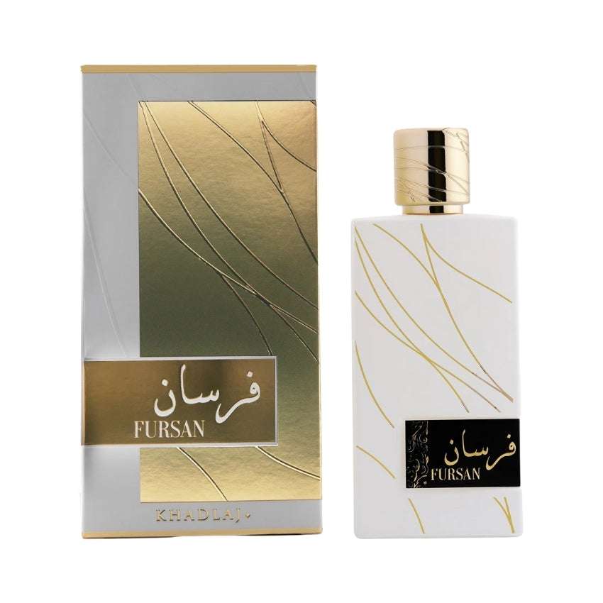 Confezione completa Fursan White profumo cremoso con cocco mandorla e legno di cedro