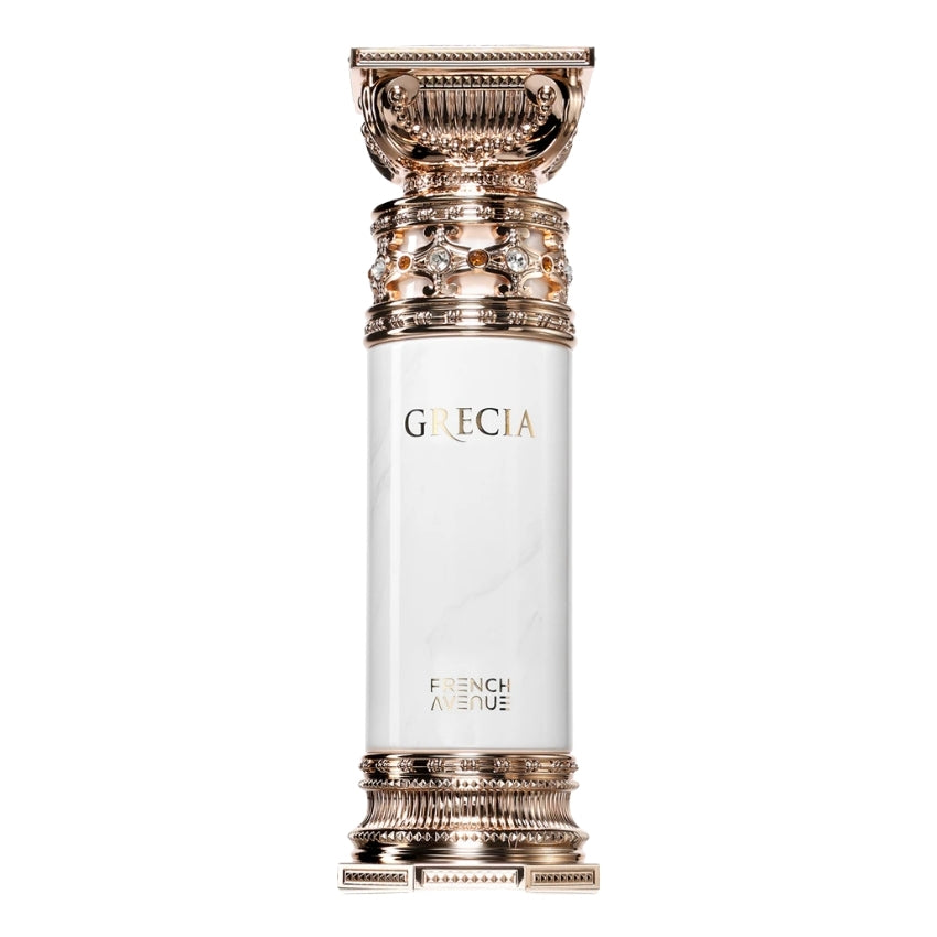 Bottiglia Grecia profumo unisex orientale floreale gourmand Amira Essence