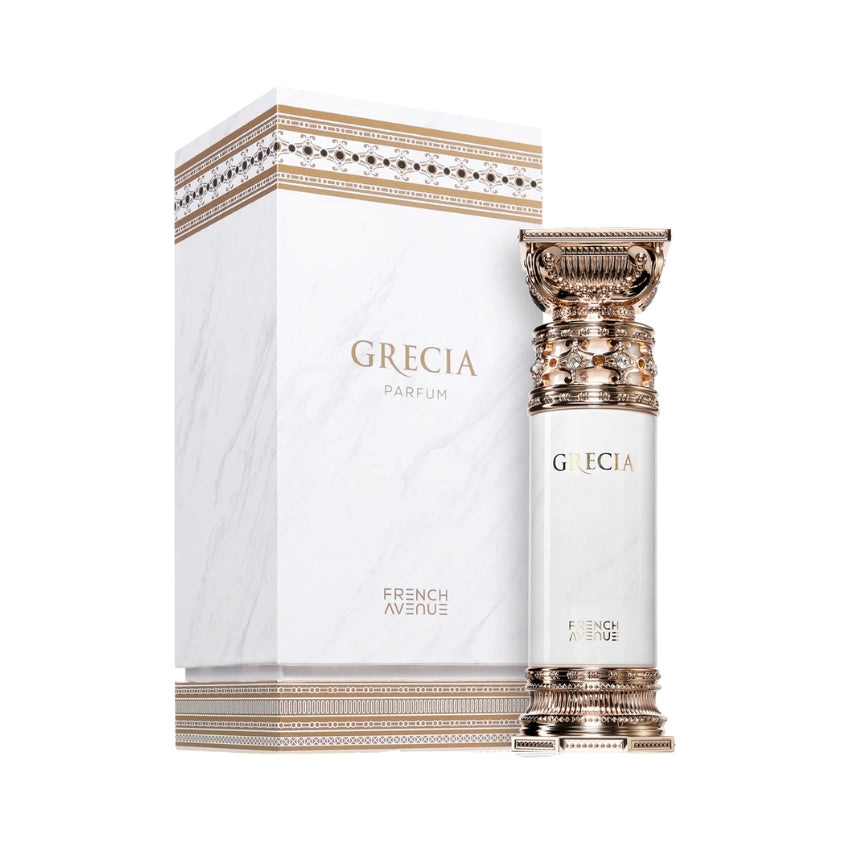 Grecia profumo con note latte ambretta tuberosa gelsomino Amira Essence