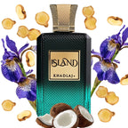 Dettaglio packaging Island fragranza tropicale con ananas cocco e sandalo