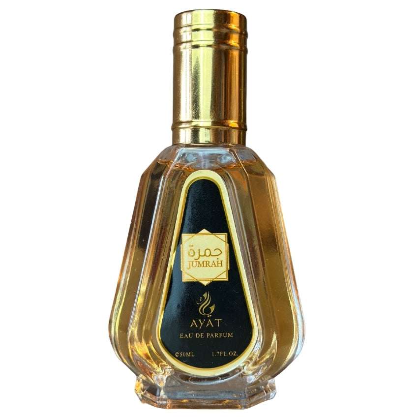 Bottiglia Jumrah profumo unisex orientale speziato gourmand vaniglia datteri Amira Essence