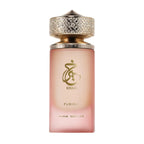 Bottiglia Khair Fusion profumo unisex fruttato floreale gourmand Amira Essence