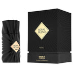 Confezione e bottiglia Royal Blend Nero fragranza avvolgente Amira Essence
