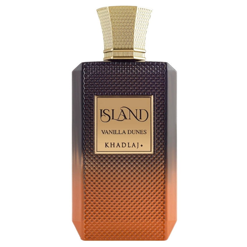 Bottiglia Vanilla Dunes profumo unisex orientale vanigliato gourmand Amira Essence