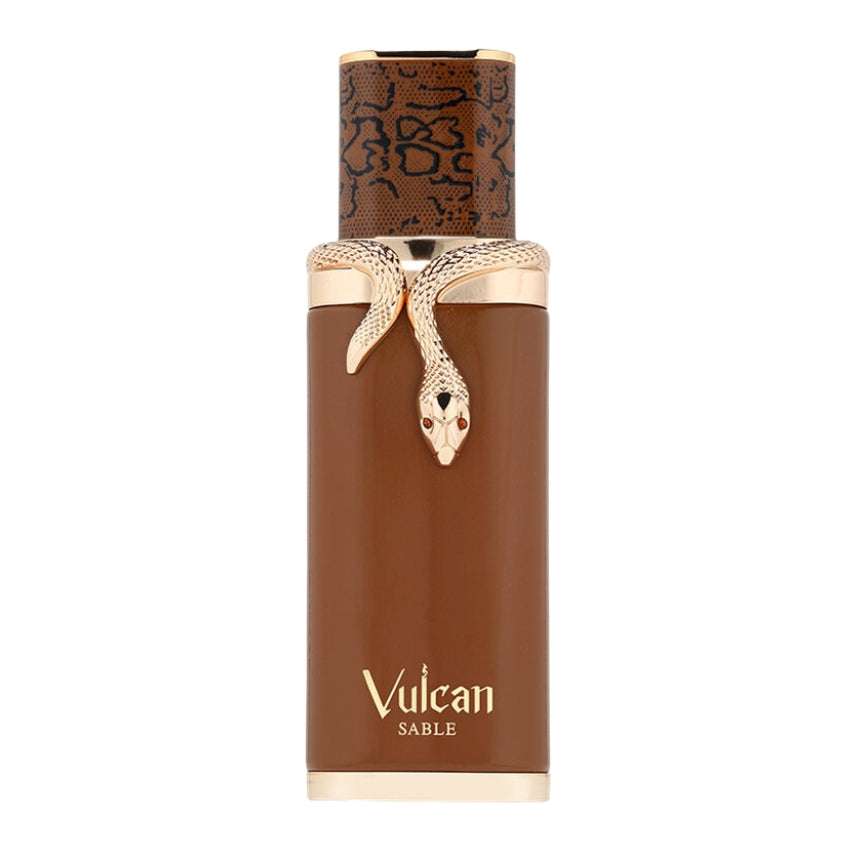 Bottiglia Vulcan Sable profumo unisex orientale legnoso e speziato Amira Essence