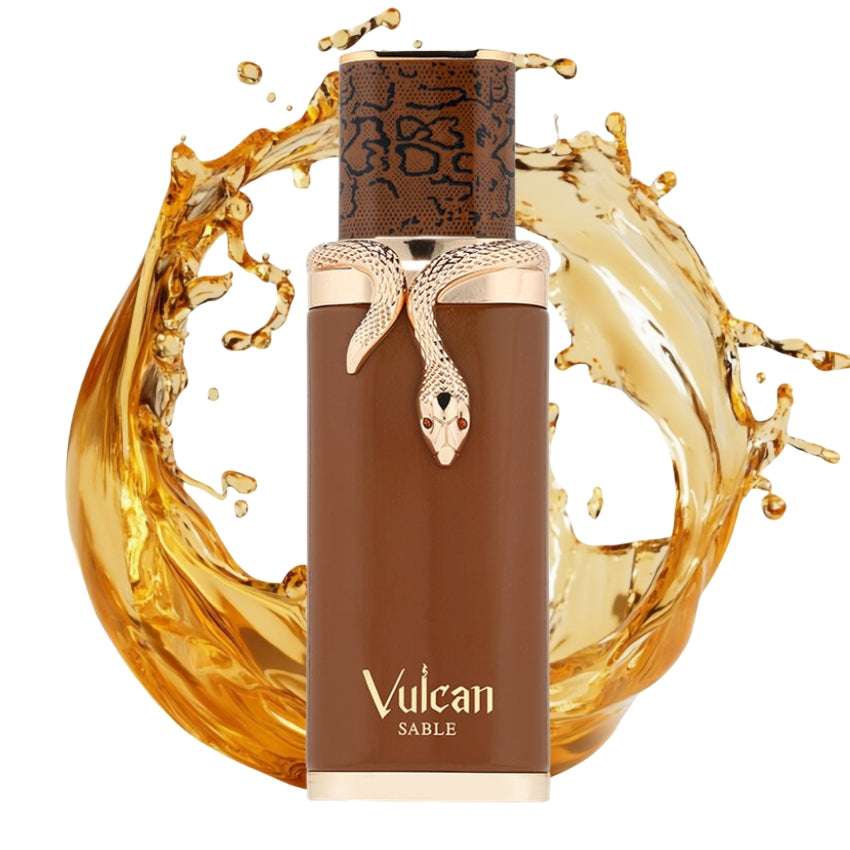 Vulcan Sable profumo con note whisky mandarino coriandolo tonka Amira Essence